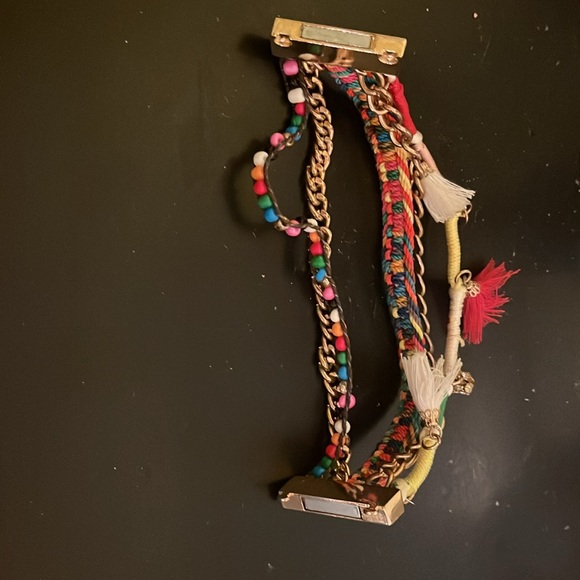 Colorful bangle threaded bracelet - Picture 4 of 6